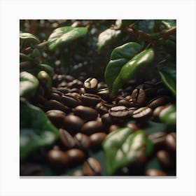 Coffee Beans 158 Canvas Print