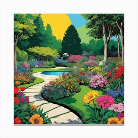 Garden Path 12 Canvas Print