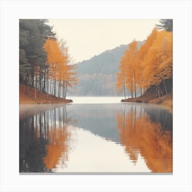 Lena1987 Secluded Alpine Lake 2 Canvas Print