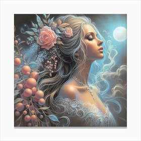 Moonlight Beauty Canvas Print