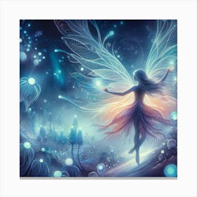 Fairy In The Forest 49 Canvas Print