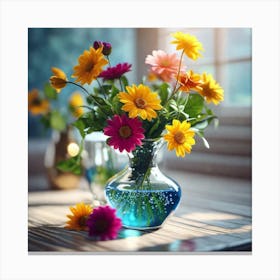 Flowers In A Vase 29 Canvas Print