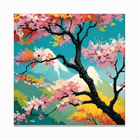 CHINESE SAKORA BLOSSOMS Canvas Print