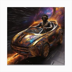 Eminem In Space Canvas Print