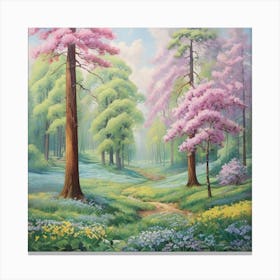 Springtime In The Woods Canvas Print