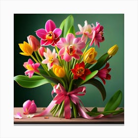 Bouquet Of Flowers 5 Canvas Print