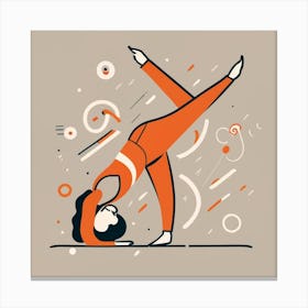 Yoga Pose 1 Canvas Print