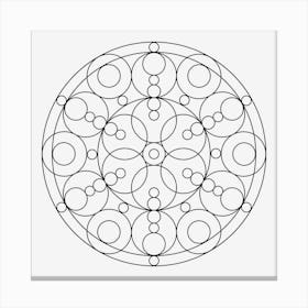 Circle Mandala 01 Canvas Print