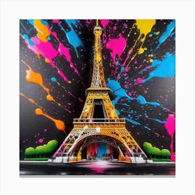 Paris Eiffel Tower 8 Canvas Print