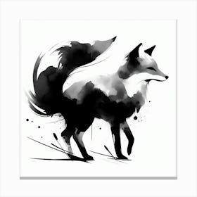 Fox Painting 1 Canvas Print