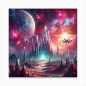 Space City 4 Canvas Print