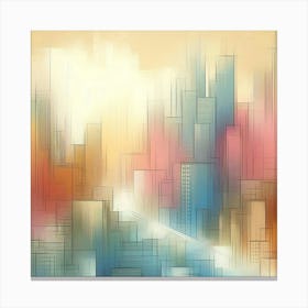 Cityscape Canvas Print 6 Canvas Print