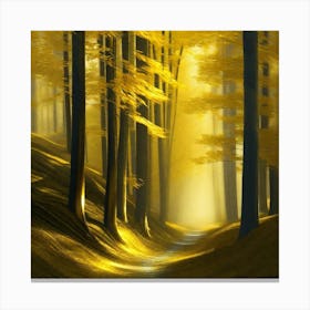 Golden Forest 3 Canvas Print