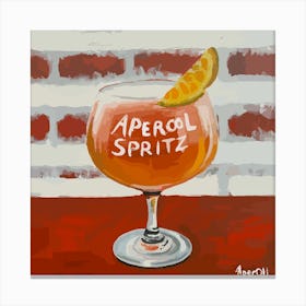 Aperol Spritz Orange - Aperol, Spritz, Aperol spritz, Cocktail, Orange, Drink 8 Canvas Print