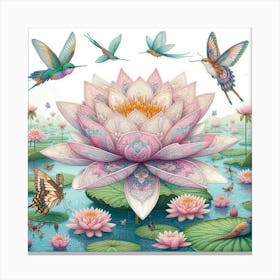 Lotus Flower 12 Canvas Print