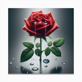 Sad Rose 1 Canvas Print