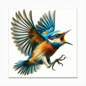 Blue Tailed Kingfisher Canvas Print