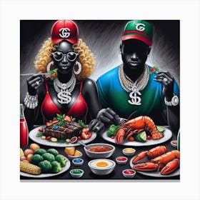 Gucci Mane 3 Canvas Print