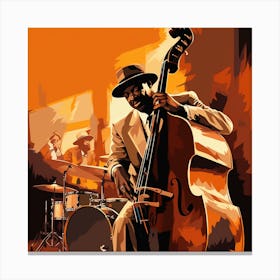 Jazz Musician 34 Canvas Print