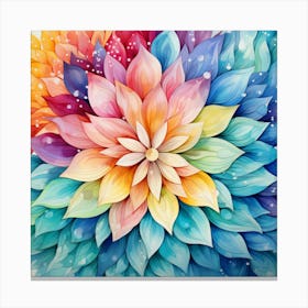 Colorful Flower 7 Canvas Print