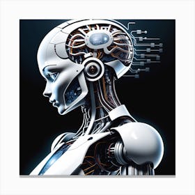 Robot Woman 42 Canvas Print