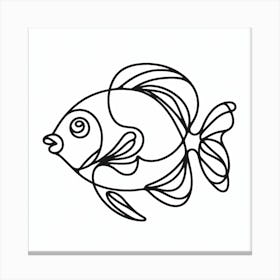 Fish Picasso style 2 Canvas Print