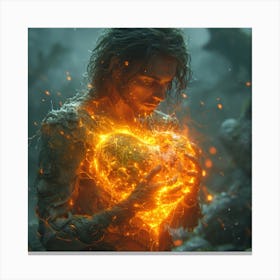 Forest Of Fire Canvas Print