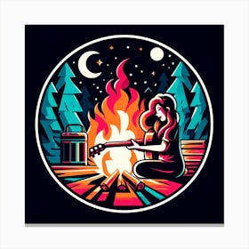 Campfire Girl 2 Canvas Print