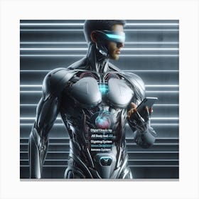 Robot Man 13 Canvas Print
