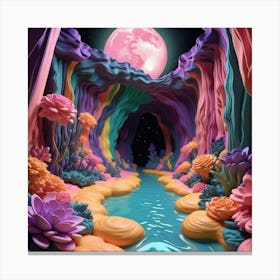 3d Art 5 Canvas Print