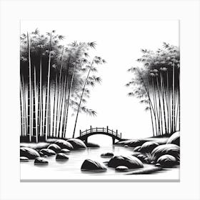 Asian Landscape Painting Canvas Print