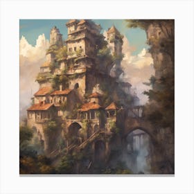 Fantasy Castle 3 Canvas Print