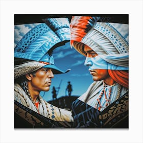 Indian Warriors Canvas Print