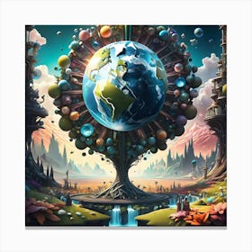 The World Of Synthesis 11 Canvas Print