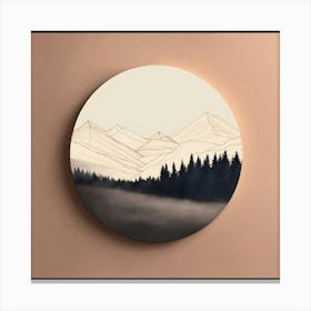 Landscape Painting Canvas Print