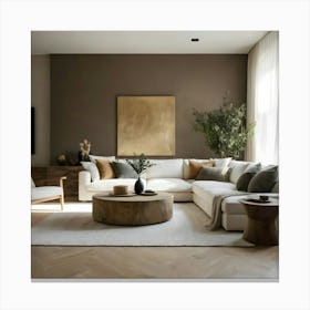 Modern Living Room 46 Canvas Print