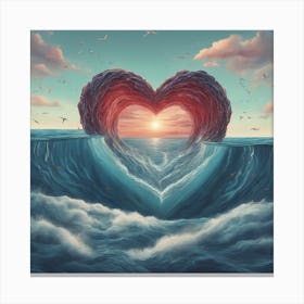 Heart Has An Ocean In It Canvas Print