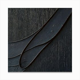 'Black Wood' 1 Canvas Print