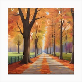 Walk In The Park Canvas Print