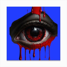 Bloody Eye Canvas Print