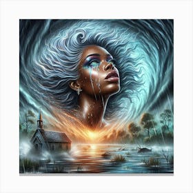 Tempest of Tears-4 Canvas Print