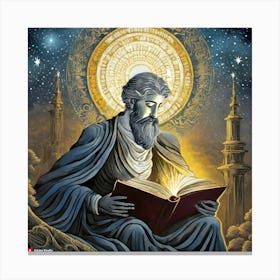 Book Of Genesis 1 Canvas Print