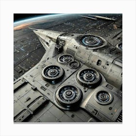 A Detailed Image Showcasing The Advanced Sensors E Canvas Print