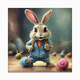 Easter Bunny 34 Canvas Print