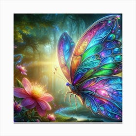 Fantasy Butterfly Art 2 Canvas Print