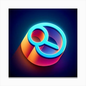 Neon Logo 1 Canvas Print