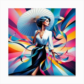 Sophisticated woman 4 Canvas Print