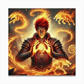 Ronan Ashheart Elemental Mastery Canvas Print