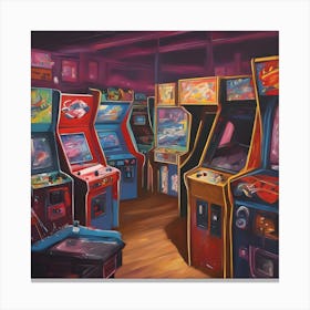 Arcade Machines 3 Canvas Print