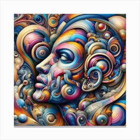 Psychedelic Art 6 Canvas Print